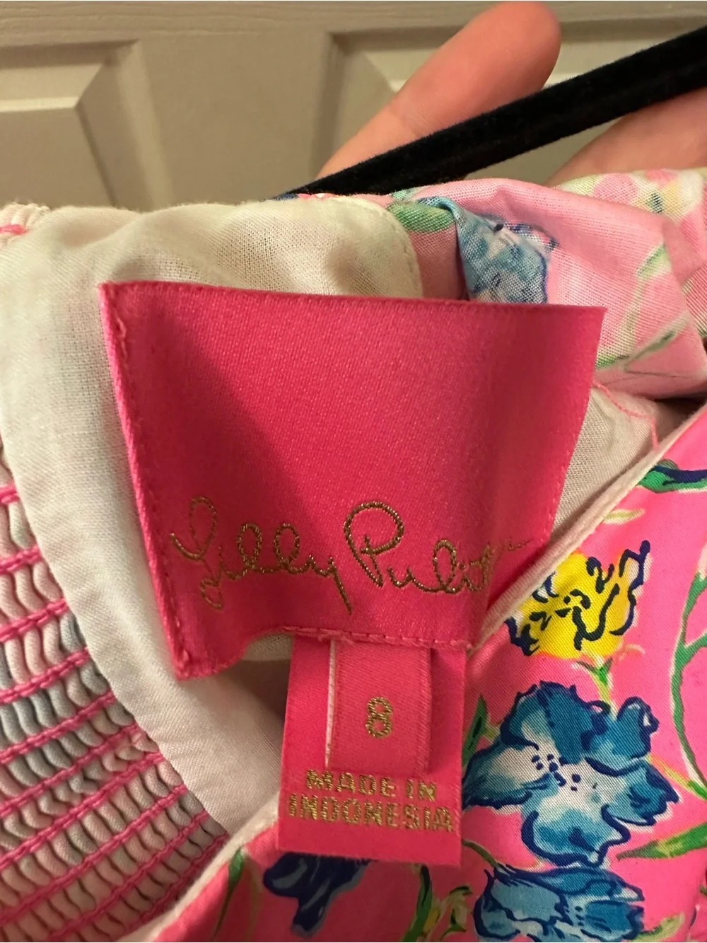 Lilly Pulitzer Kay Babydoll Dress in Prosecco Pink Tigress Garden - Picture 10 of 14
